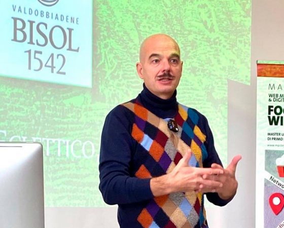 Gianluca Bisol, Presidente Bisol 1542, sarà ospite al Master Food & Wine 4.0 IUSVE.